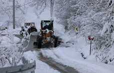 Hendek Belediyesi Ekiplerinin Kar Mesaisi Sürüyor