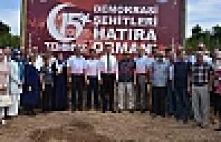 15 TEMMUZ ŞEHİTLERİ ANISINA HATIRA ORMANI