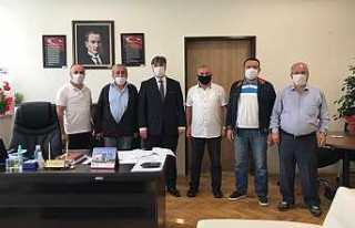 Gazeteciler Başhekim Küçükyılmaz’ı Ziyaret...