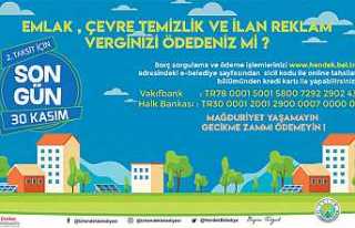 Hendek Belediyesinden 30 Kasım Uyarısı