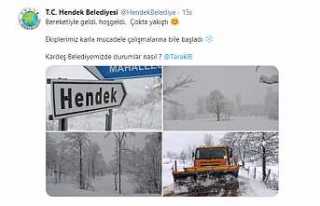 Belediyelerden Kar Diyaloğu