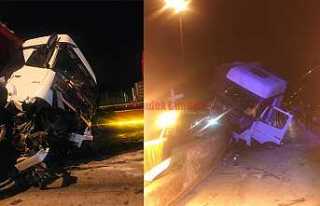 Bariyerlere Çarparak Durabildi