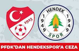 PFDK’dan Hendekspor'a Ceza