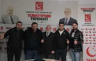 Saadet Partisi Hendek Gençlik Kollarında Görev...