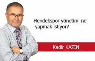 Hendekspor yönetimi ne yapmak istiyor?