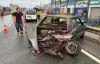 TIR’la Çarpıştı Hurdaya Döndü