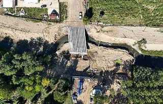 2 İlçe ve 20 Mahalleyi Bağlayan Köprü Yükseliyor