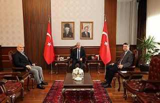 Gökpınar ve Püsküllü’den Valilik Ziyareti