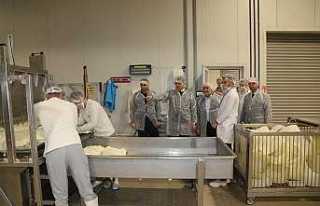 Kaymakam Gökpınar ve Başkan Püsküllü’den Fabrika...