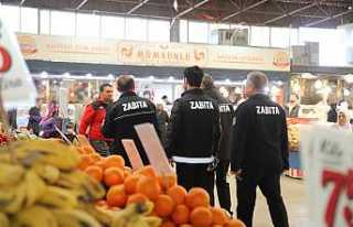 Hendek’te Pazar Yerinde Denetimler Sürüyor