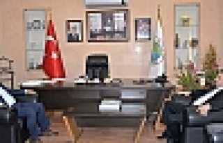 ADALAR’DAN, BAŞKAN  PÜSKÜLLÜ’YE  ZİYARET