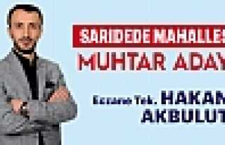 Akbulut, Sarıdede Mahallesi İçin Adayım Dedi