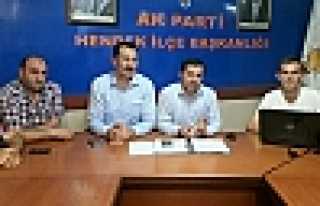 ALİ İHSAN YAVUZ HENDEK E TEŞEKKÜR ETTİ