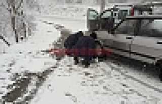 Araçlar Zincir Takmadan Çıkamadı