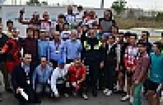 ATAYA SAYGI BİSİKLET YARIŞLARI YAPILDI