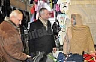 BABAOĞLU PAZARYERİ ESNAFINI GEZDİ