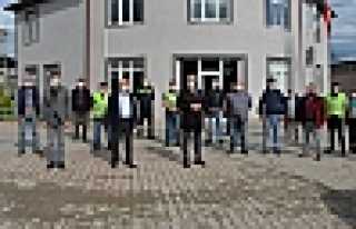 Babaoğlu Personelle Bayramlaştı