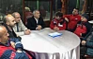 BABAOĞLU UMKE EKİBİNİ ZİYARET ETTİ