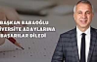 Babaoğlu Üniversite Adaylarına Başarılar Diledi...