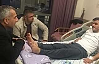 BABAOĞLU’NDAN HASTA ZİYARETİ