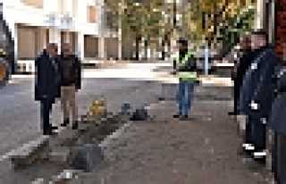 BAŞKAN PÜSKÜLLÜ ÇALIŞMALARI İNCELEDİ