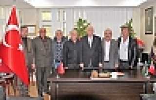  BAYRAKTAR HENDEK ZİRAAT ODASINI ZİYARET ETTİ