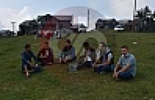 Bayram Tatilinde Yaylada Stres Attılar