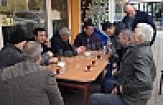 BEDİR HANTEK ESNAFINI ZİYARET ETTİ