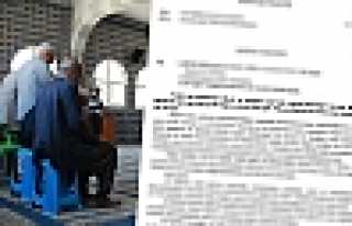 Camilerde Tabure ile Namaz Kaldırıldı