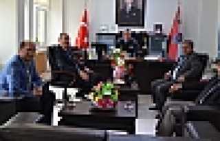 DAİRE AMİRLERİ EMNİYETİ ZİYARET ETTİ