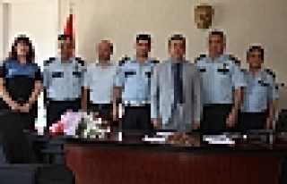 EMNİYET MÜDÜRÜ BAŞ KAYMAKAM AKBIYIK'I ZİYARET...