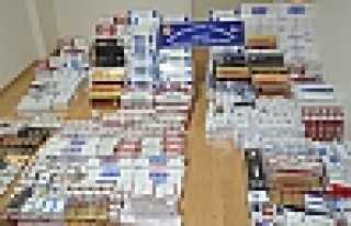 EMNİYETTEN KAÇAK SİGARAYA BÜYÜK BASKIN