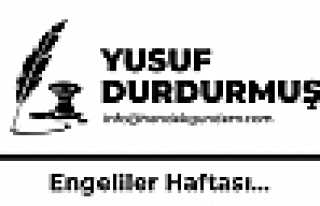 Engelliler Haftası...