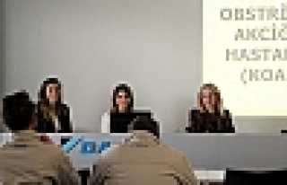 Fabrika işçilerine KOAH eğitimi