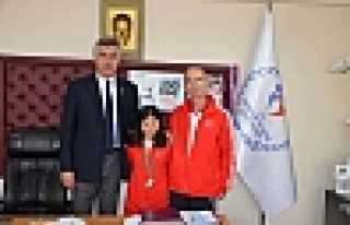 FATMA ÇAĞLA DEMİR İL MÜDÜRÜNÜ ZİYARET ETTİ