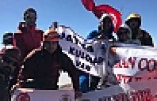 HAKUT SÜPHAN DAĞINI TIRMANDI