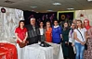 HALK EĞİTİMİN YIL SONU SERGİSİ YOĞUN İLGİ...