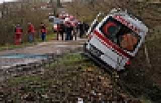 HASTA ALMAYA GİDERKEN YOLDAN ÇIKTI