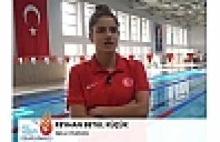 HAVUZUN KURBAĞASI BETÜL OLİMPİYATLARA HAZIRLANIYOR