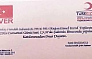 HENDEK KIZILAY ŞUBESİNDE KONGRE HAZIRLIĞI 