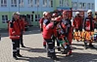 Hendek Noksel İlkokulunda Yangın Tatbikatı