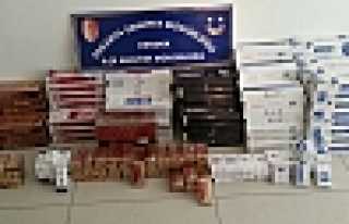 HENDEK POLİSİNDEN KAÇAK SİGARA OPERASYONU