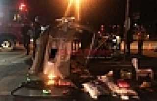 HENDEK’Lİ AİLE DÜĞÜN DÖNÜŞÜ KAZA YAPTI