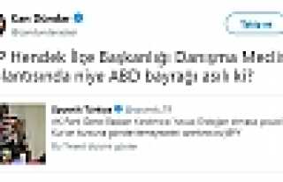 Hendek’te Amerikan Bayrağı Provokasyonu