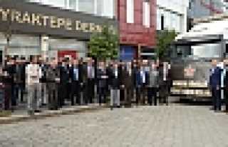 HENDEK’TEN SURİYE’YE YARDIM TIRI YOLA ÇIKTI