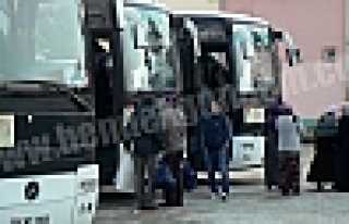 İKİNCİ ÜMRE KAFİLESİ DUALARLA UĞURLANDI