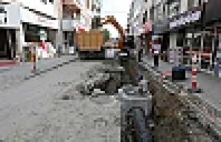 İTFAİYE CADDESİ YENİLENİYOR