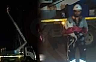 İtfaiye ve Sedaş’tan Leylek Operasyonu