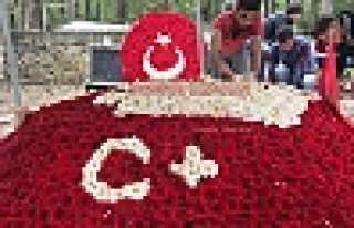 Kabrine Karanfil’den Bayrak Yaptılar