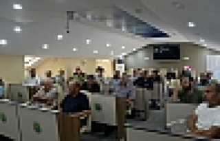 KASAPLARLA TOPLANTI YAPILDI